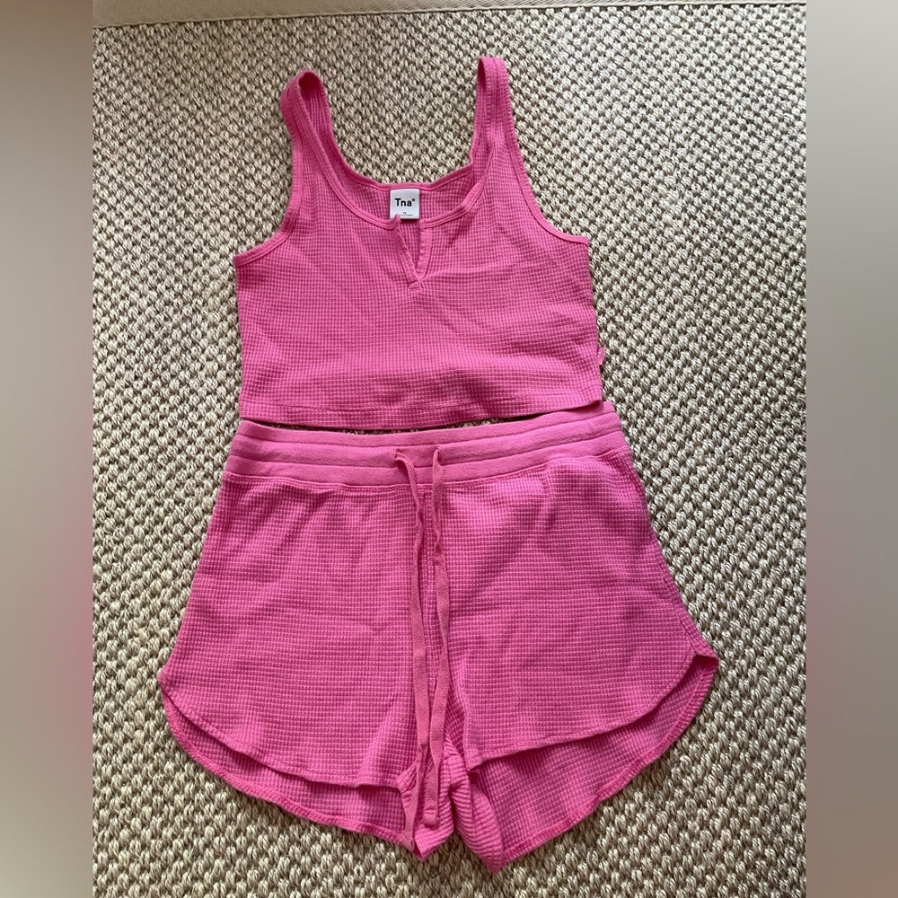 Aritzia Pink Pajama Set